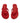 Ally Red Suede - Tony Bianco