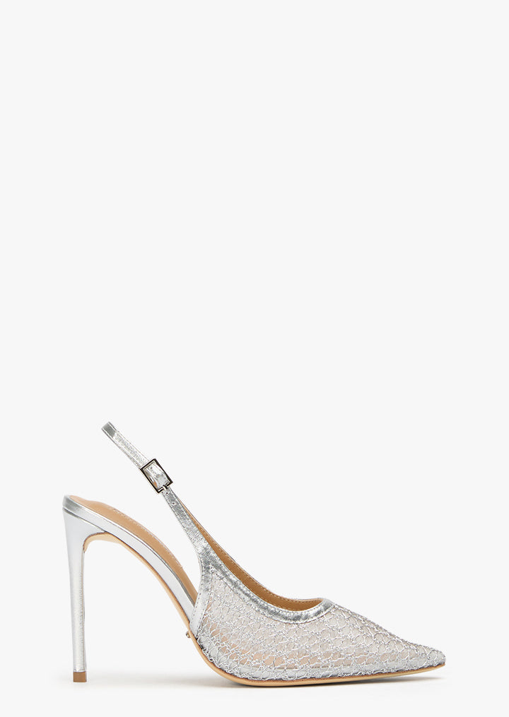 Arla Silver Woven - Tony Bianco