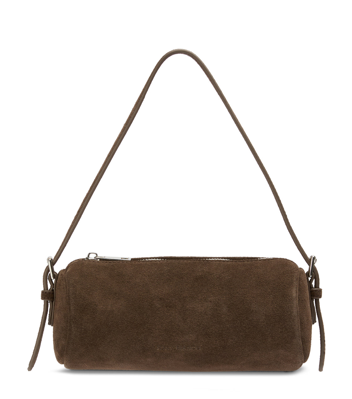Bag-Caitlin Espresso Suede - Tony Bianco