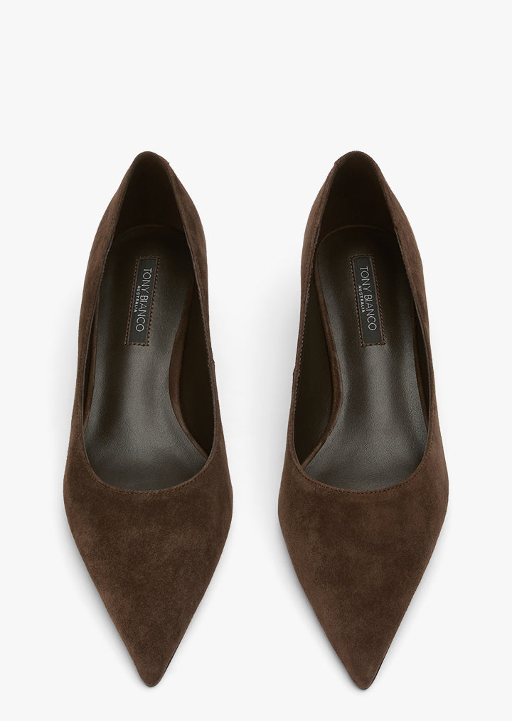 Cameo Espresso Suede - Tony Bianco