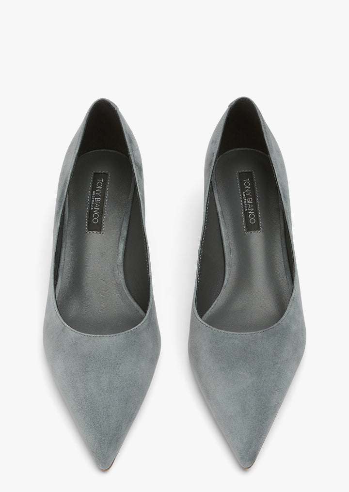 Cameo Steel Suede - Tony Bianco