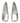 Celeste Silver Nappa Metallic - Tony Bianco