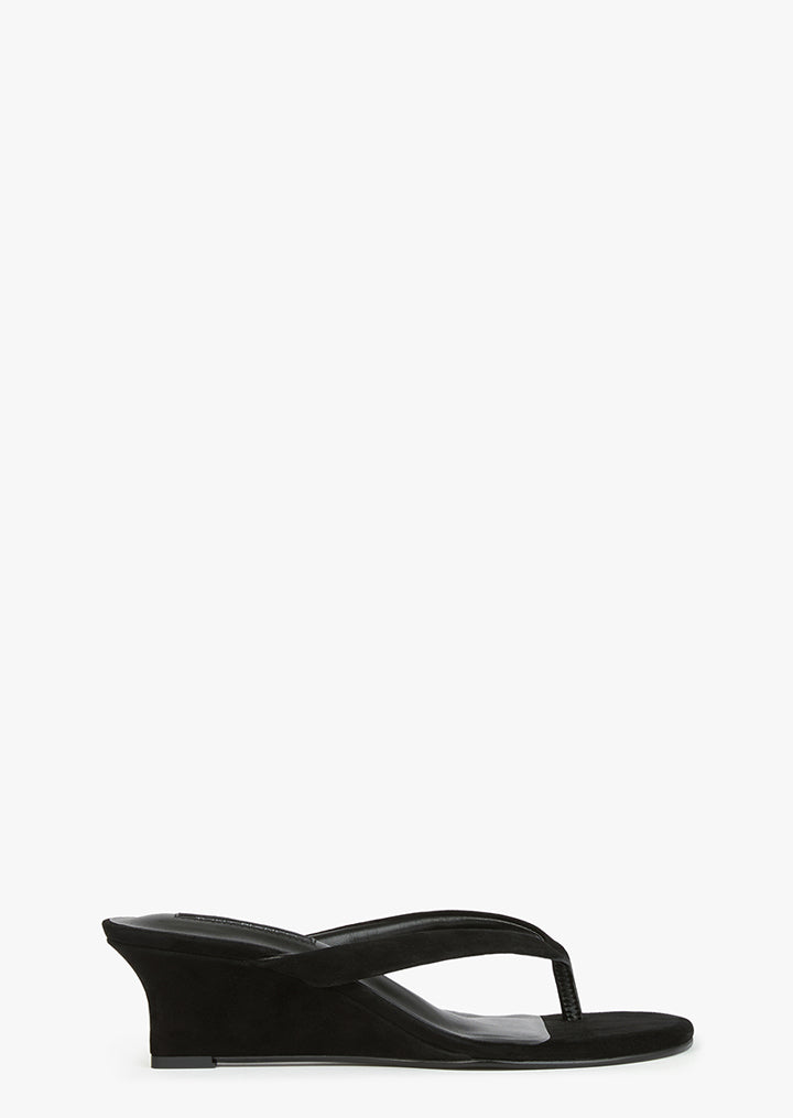 Edgy Black Suede - Tony Bianco