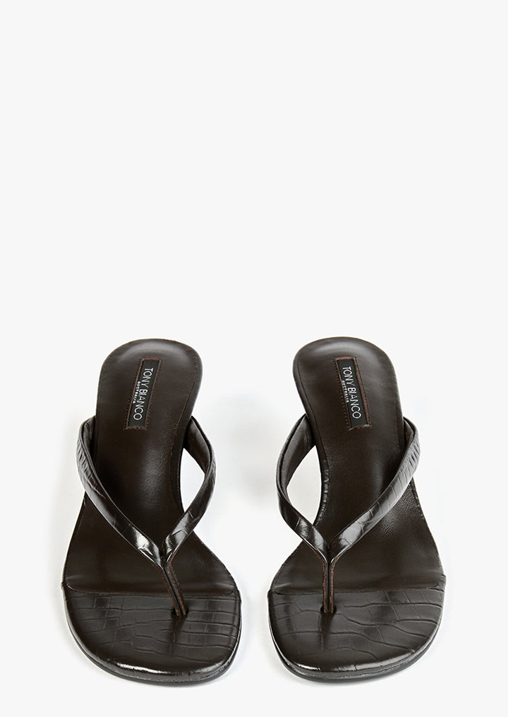 Edgy Choc Croc - Tony Bianco