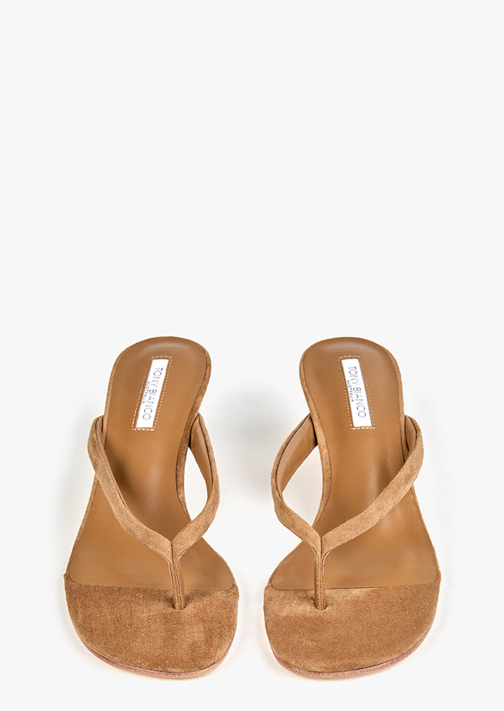 Edgy Taupe Suede - Tony Bianco