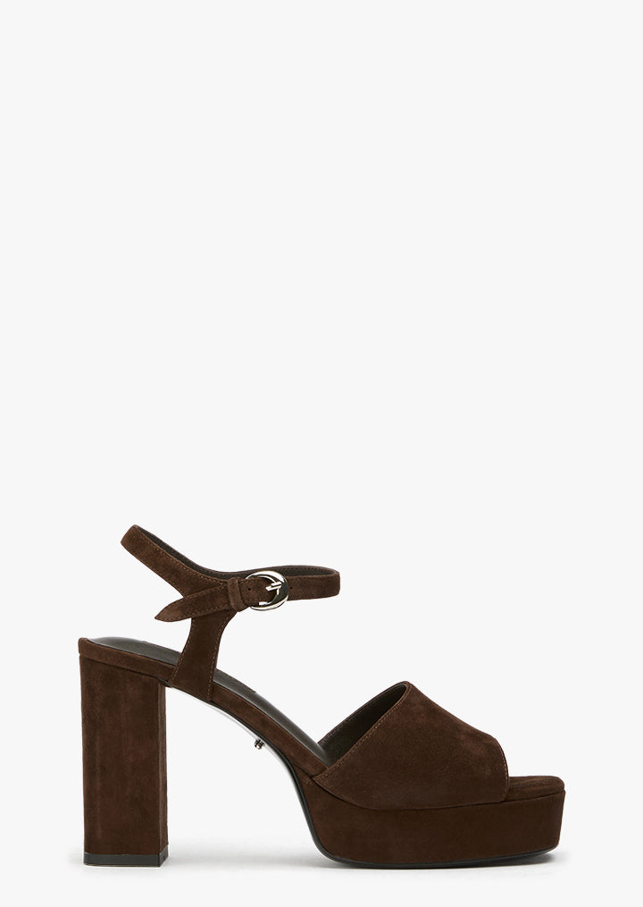 Farrah Espresso Suede - Tony Bianco