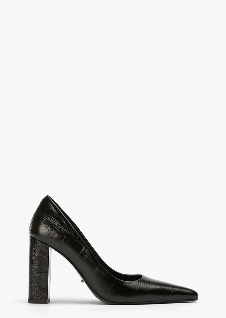 Fifi Black Croco - Tony Bianco