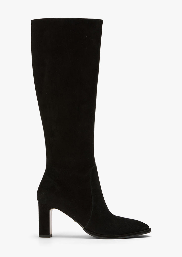 Glam Black Suede - Tony Bianco