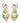 Hailey Gold Nappa Metallic - Tony Bianco