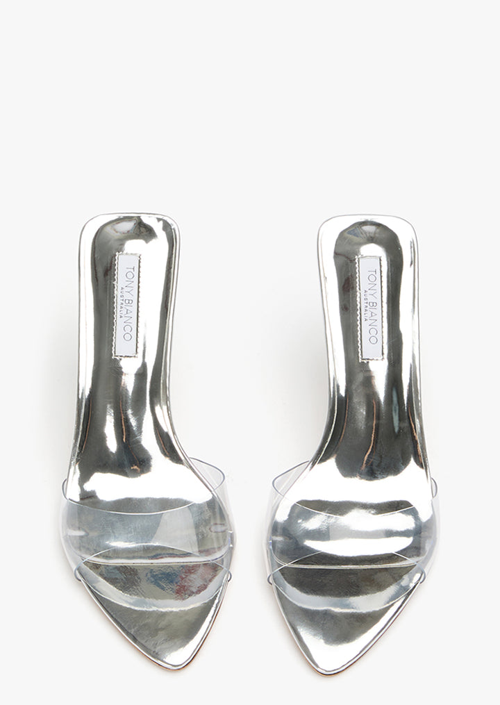 Hallie Clear Vinylite/Silver