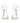 Joss Clear Vinylite/Silver - Tony Bianco