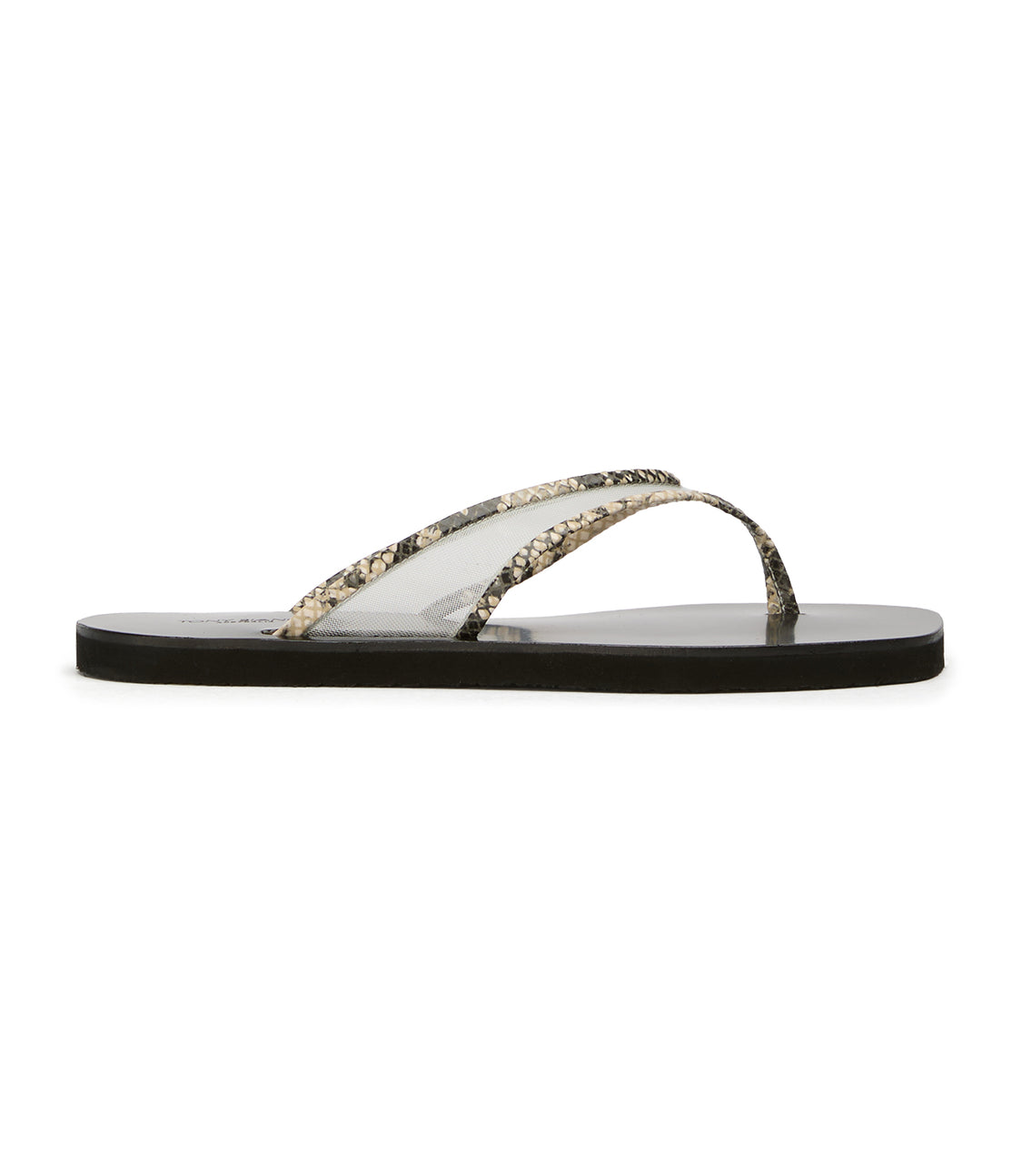 Karlie White Nylon/Ecru Snake - Tony Bianco