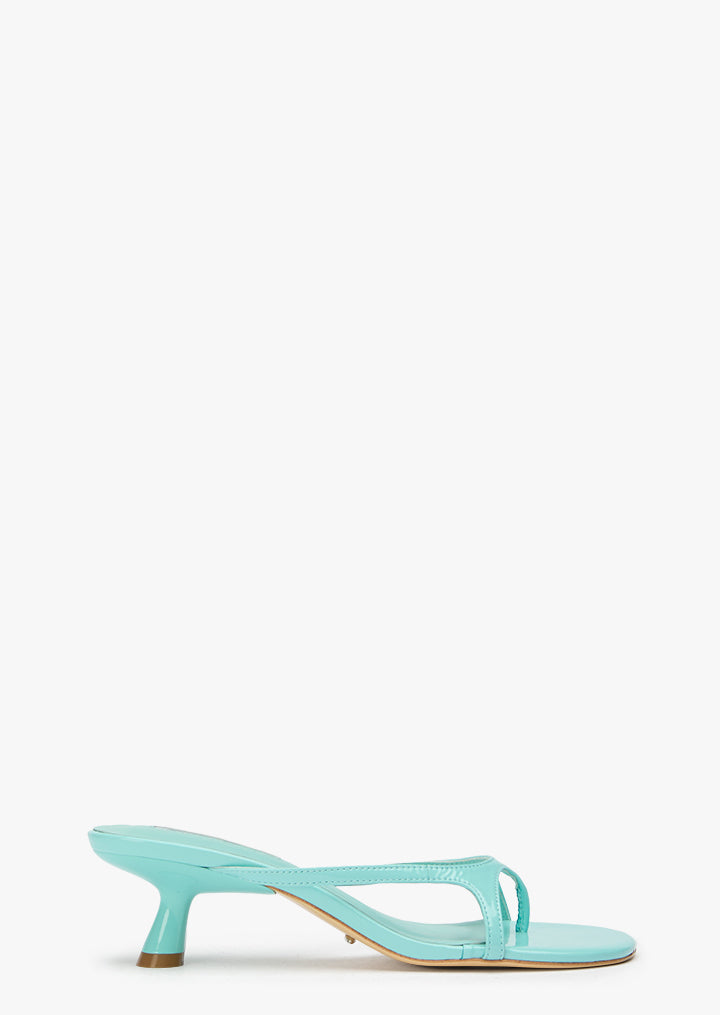 Kassy Turquoise Nappa Patent - Tony Bianco