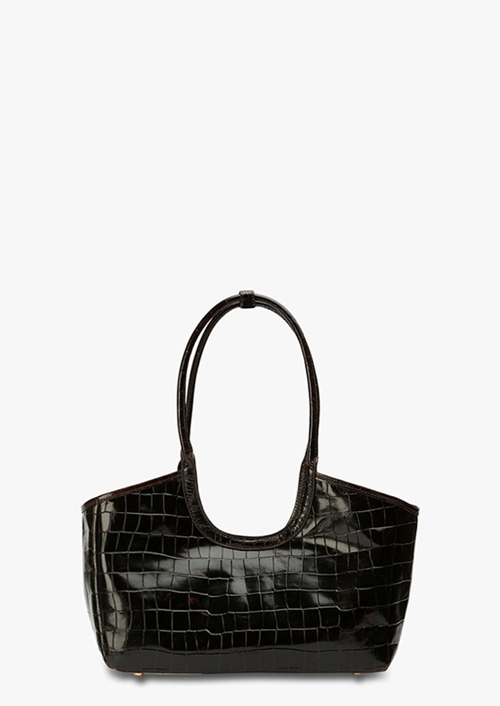 Kiki Burgundy Croc Shine - Tony Bianco