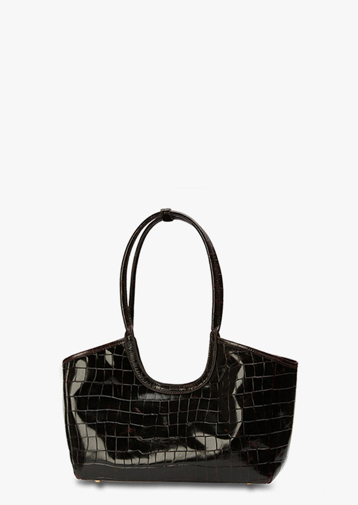 Kiki Burgundy Croc Shine - Tony Bianco