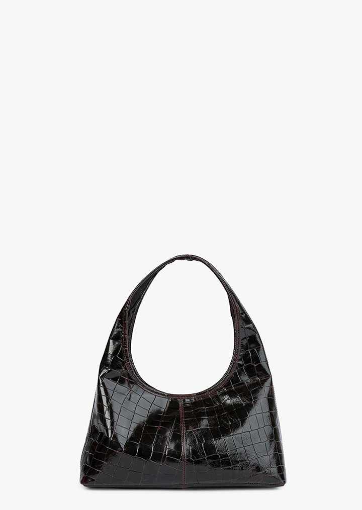 Lula Burgundy Croc Shine - Tony Bianco