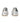 Maddi Silver Nappa Metallic - Tony Bianco