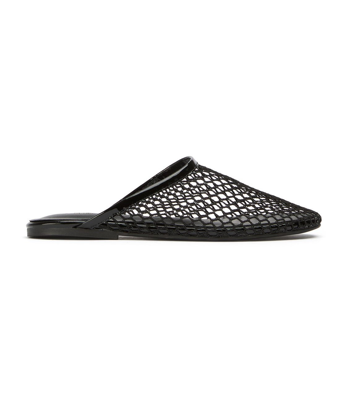 Minaj Black Mesh/Patent - Tony Bianco