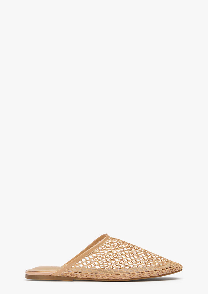 Minaj Skin Mesh/Patent - Tony Bianco