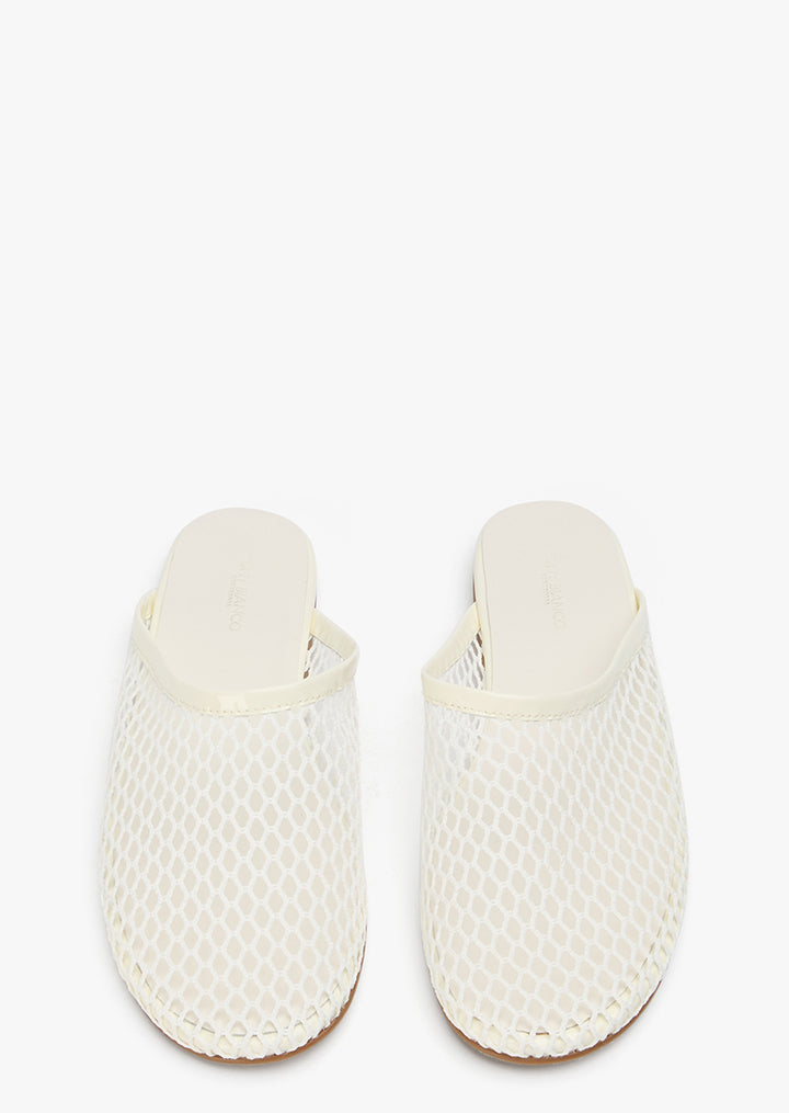 Minaj White Mesh/Patent - Tony Bianco