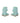 Misty Turquoise suede - Tony Bianco