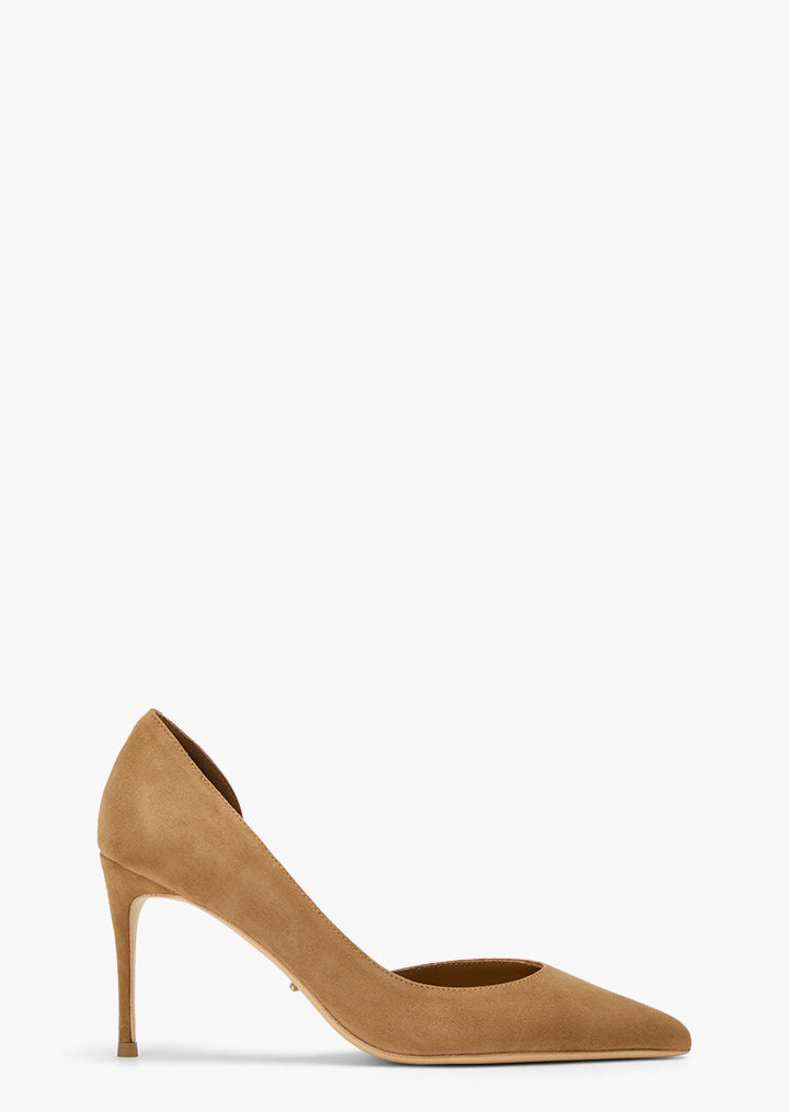 Paris Taupe Suede - Tony Bianco