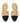 Pixie Sand Nappa/Black Grosgrain - Tony Bianco