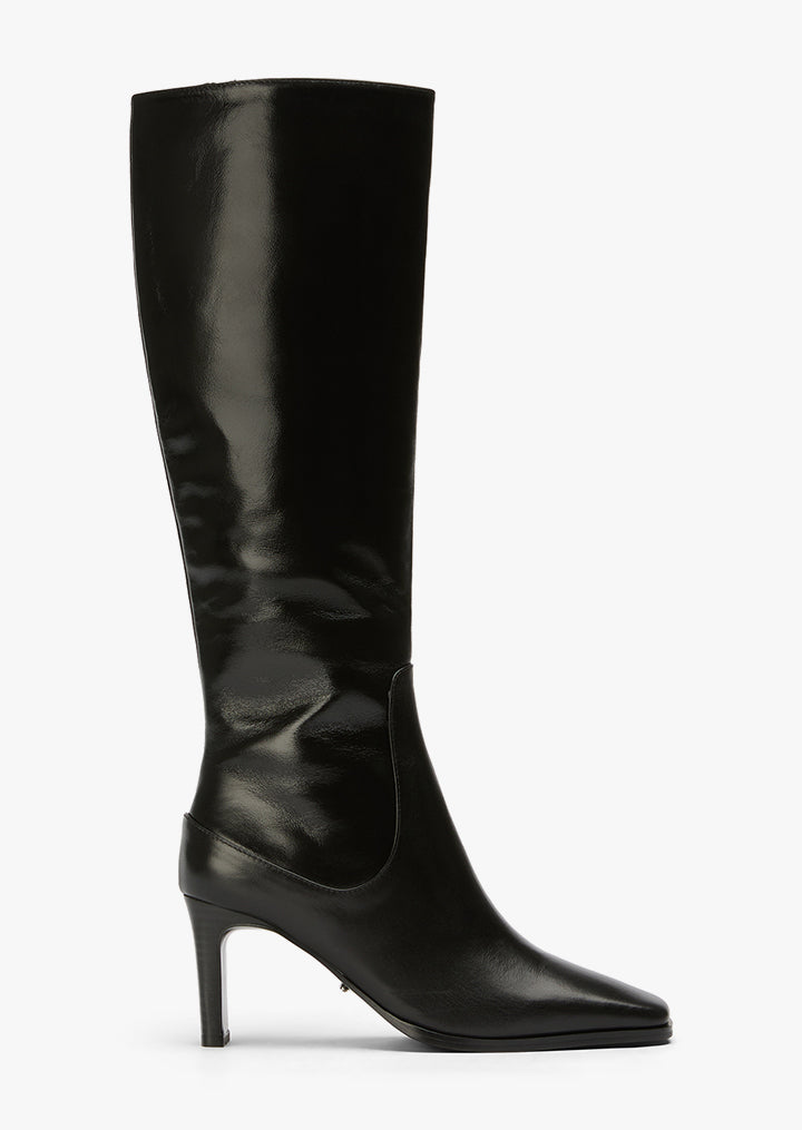 Lila Blush Nubuck Rinetta Black Valencia