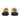 Robyn Gold Nappa/Black Grosgrain - Tony Bianco