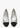 Robyn Silver Nappa/Black Grosgrain - Tony Bianco