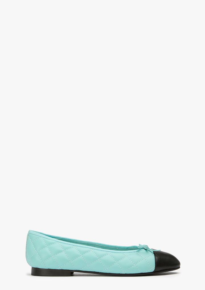 Roxie Turquoise Nappa/Black - Tony Bianco