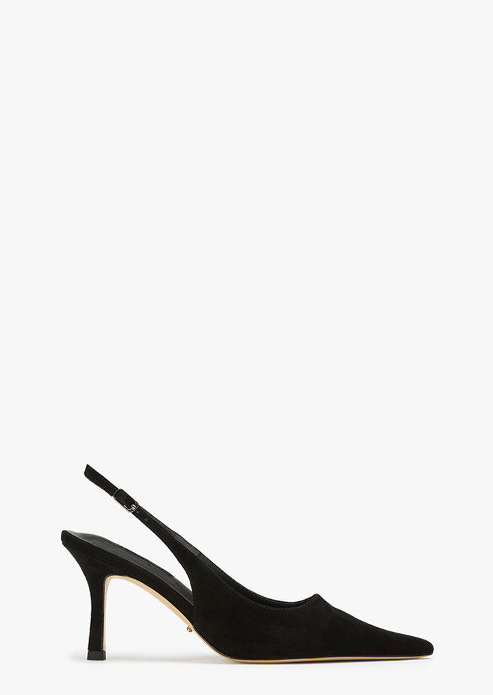 Samar Black Suede - Tony Bianco