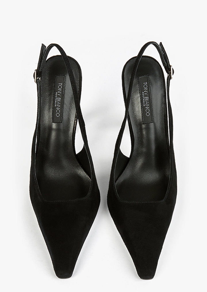 Sassy Black Suede - Tony Bianco