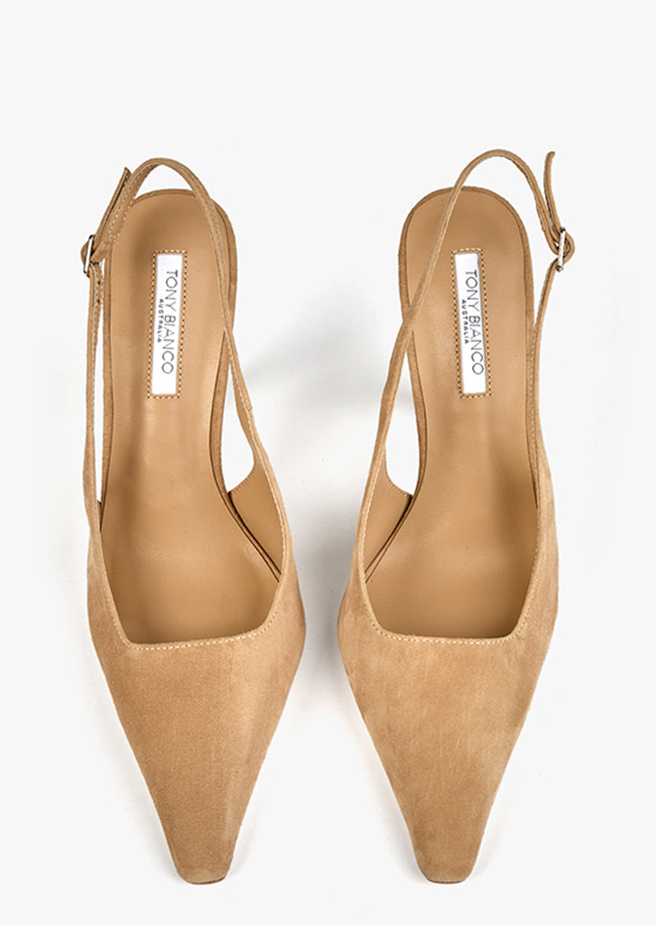 Sassy Wheat Suede - Tony Bianco