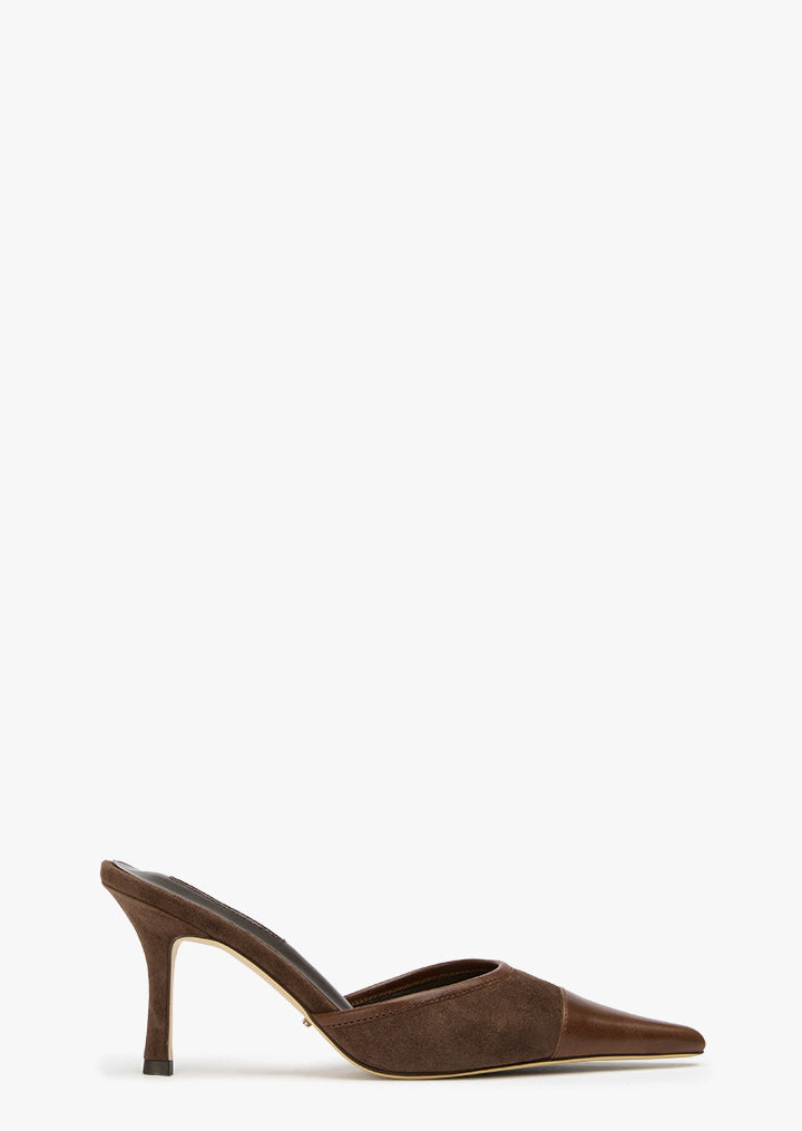 Savant Espresso Suede/Choc - Tony Bianco