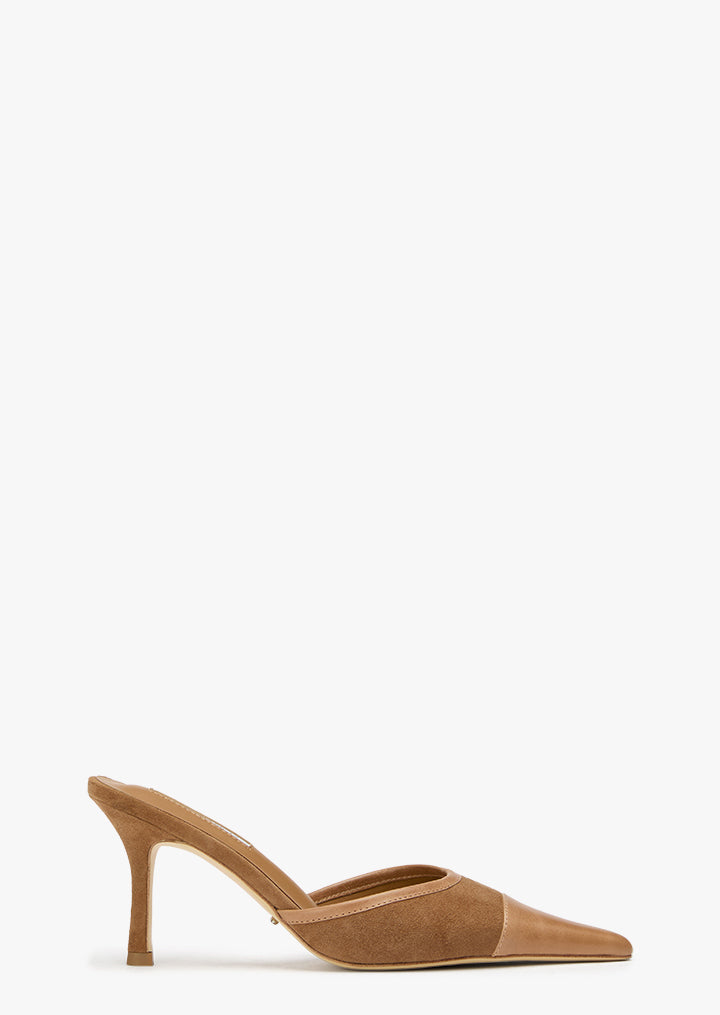 Savant Taupe Suede/Tan - Tony Bianco