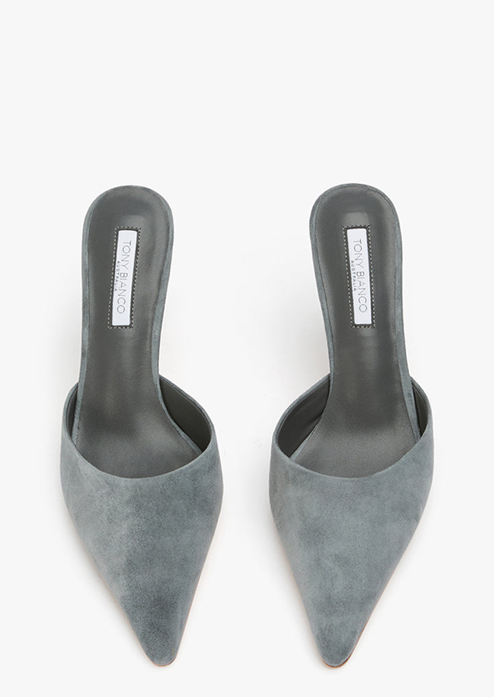 Sicily Steel Suede - Tony Bianco