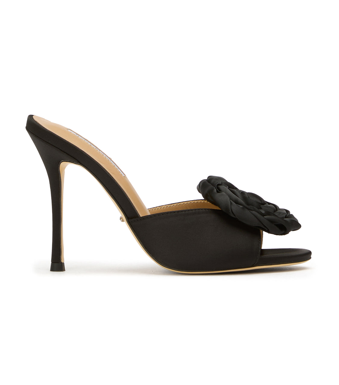Stassie Black Satin - Tony Bianco