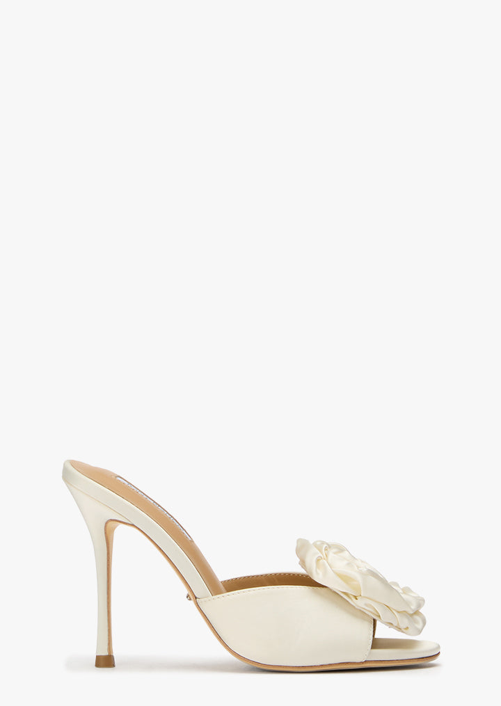 Stassie Ivory Satin - Tony Bianco