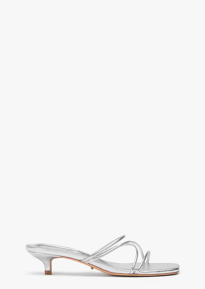 Alicia Silver Nappa Metallic - Tony Bianco