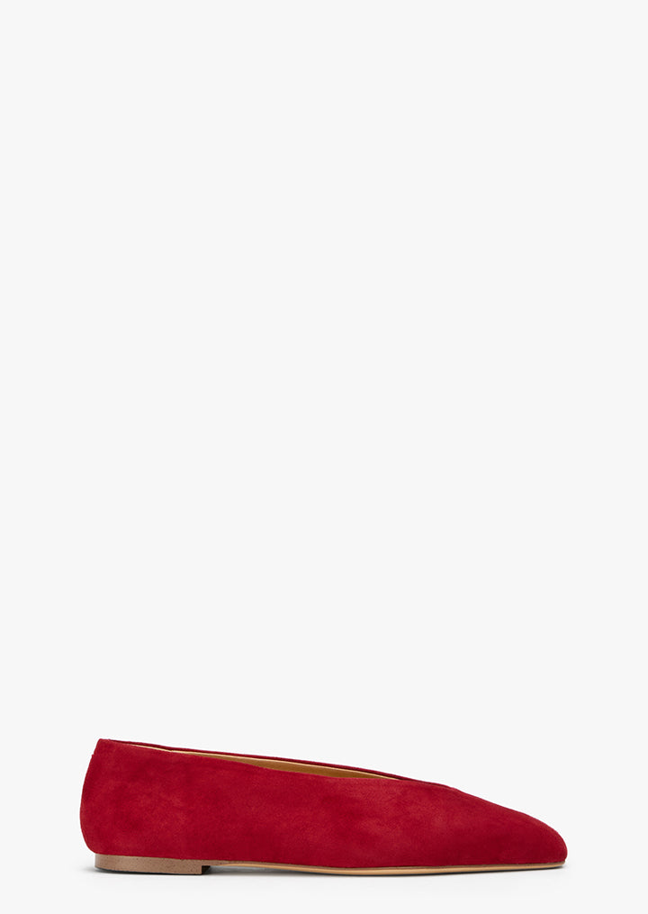 Brash Scarlet Suede - Tony Bianco