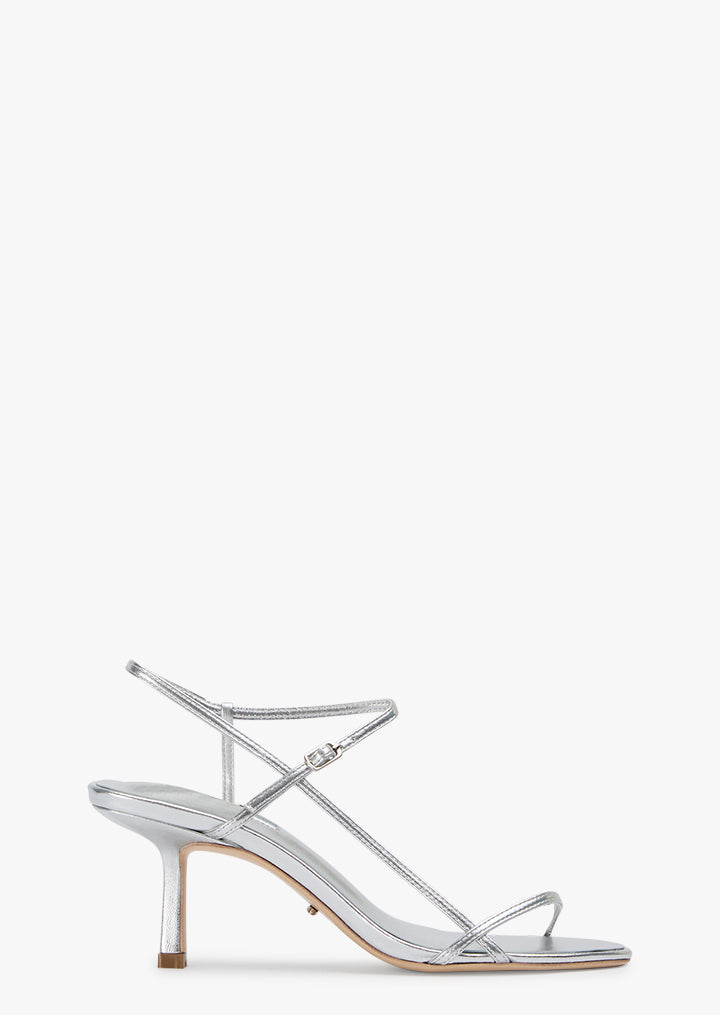 Caprice Silver Nappa Metallic - Tony Bianco