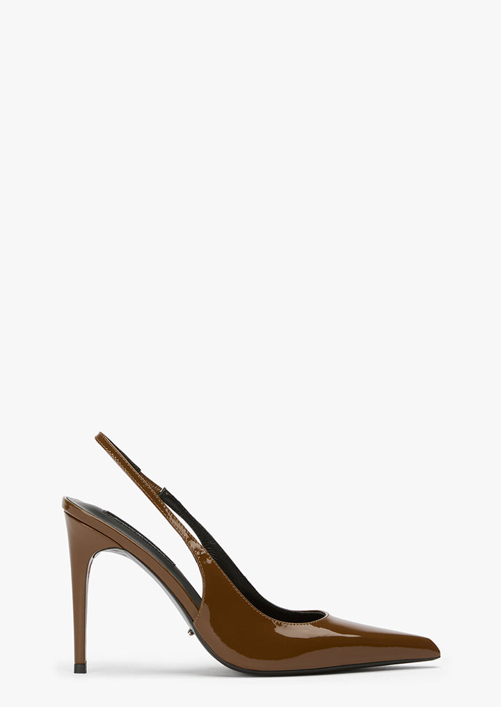 Charlotte Mocha Patent - Tony Bianco