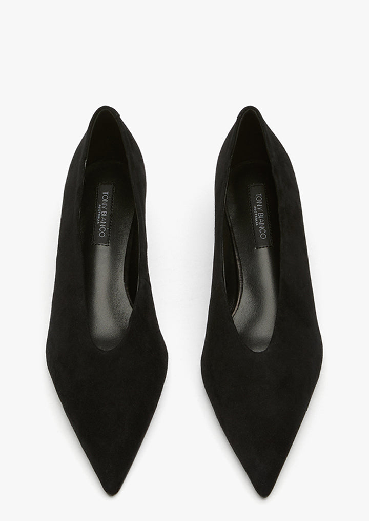 Cherry Black Suede - Tony Bianco