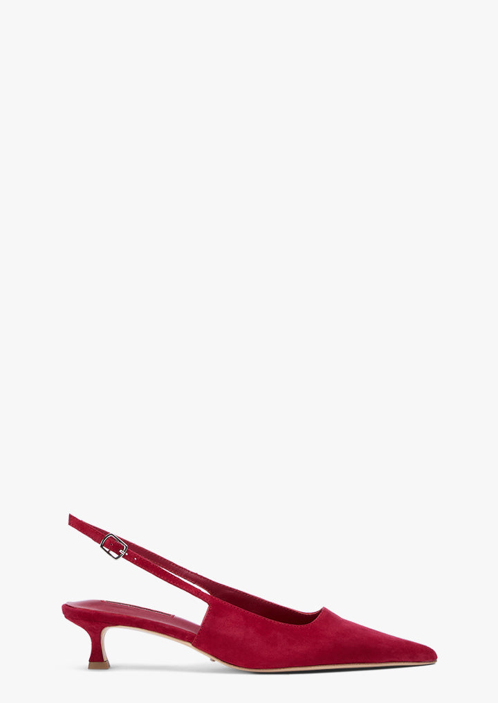 Crush Scarlet Suede - Tony Bianco