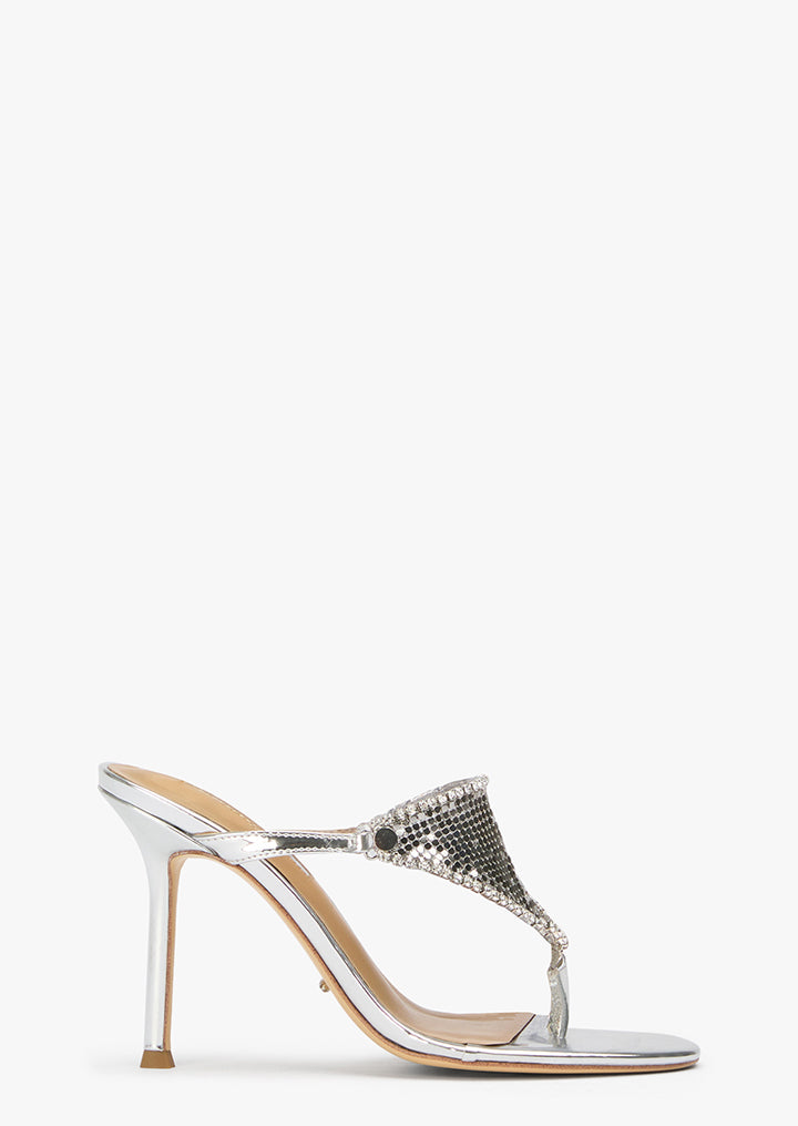 Demure Silver Glomesh - Tony Bianco