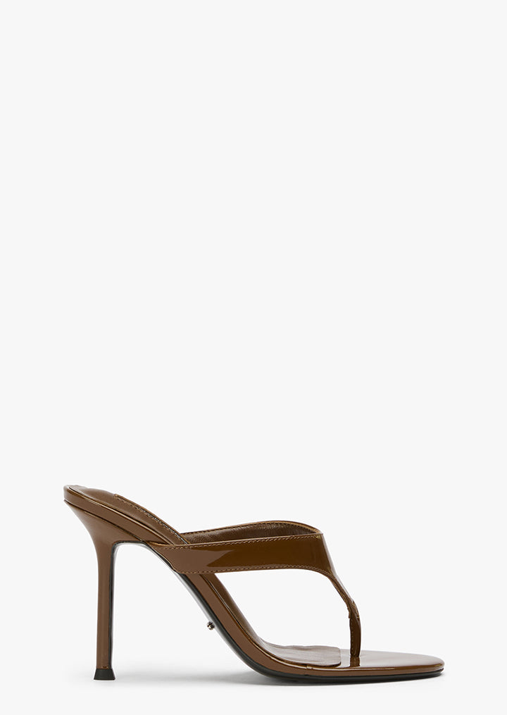 Dynasty Mocha Patent - Tony Bianco