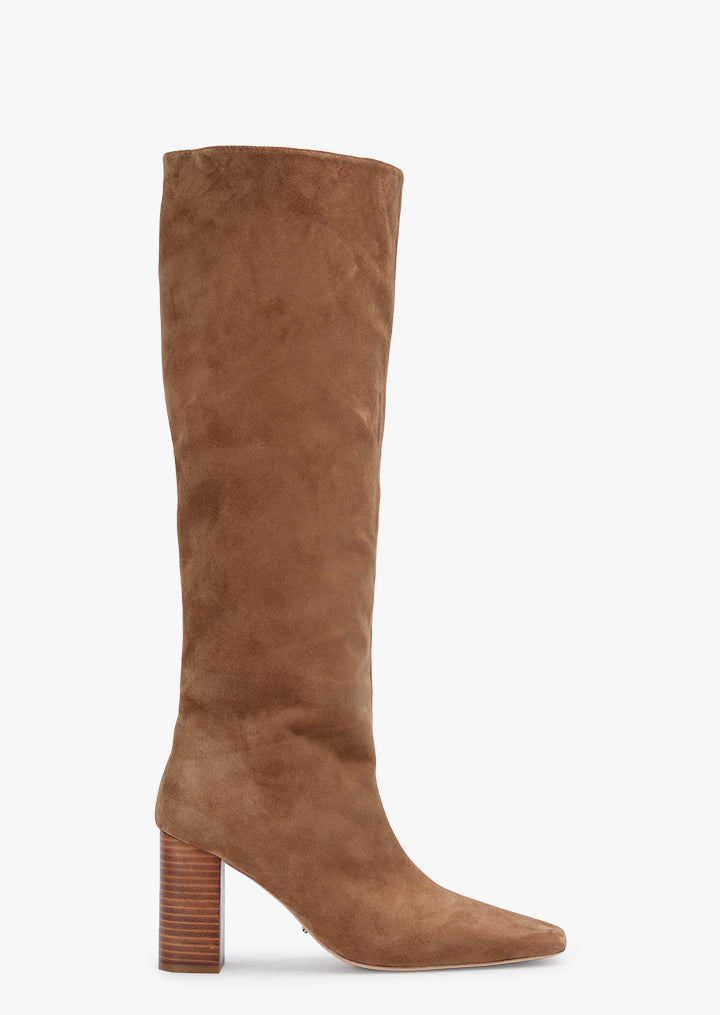 Flex Taupe Suede - Tony Bianco