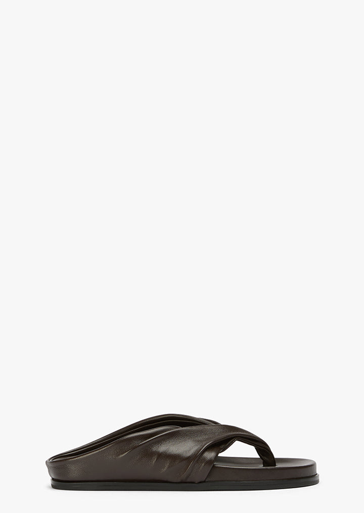 Lavinia Chocolate Nappa - Tony Bianco