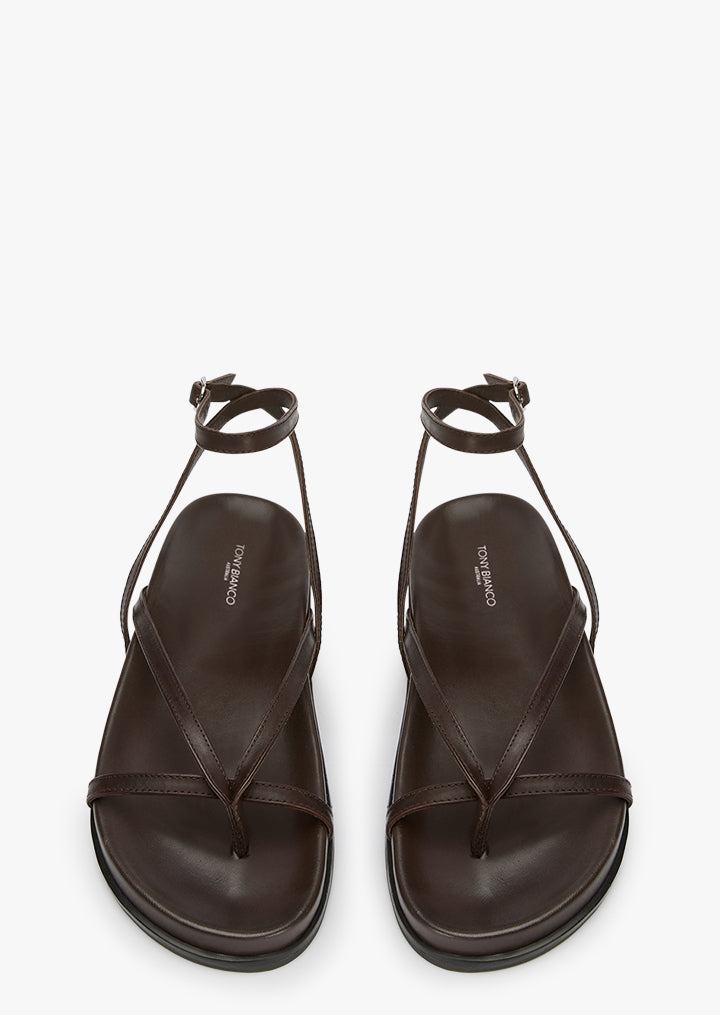 Lucie Chocolate Nappa - Tony Bianco